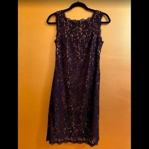 Dark Blue Adrianna Papell minidress
